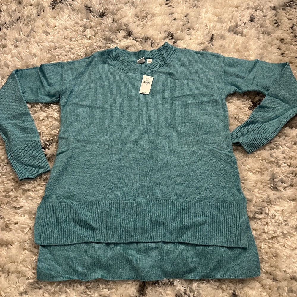 NWT Women’s Teal Sweater (Size XS)